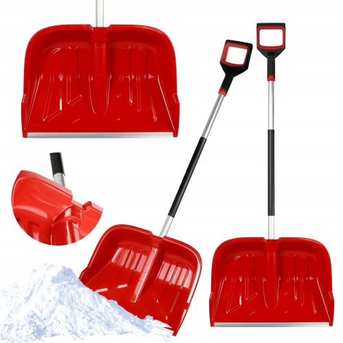 Gartenschaufeln und Rechen Kadax Schneeschaufel aus Metall 53 x 135 cm