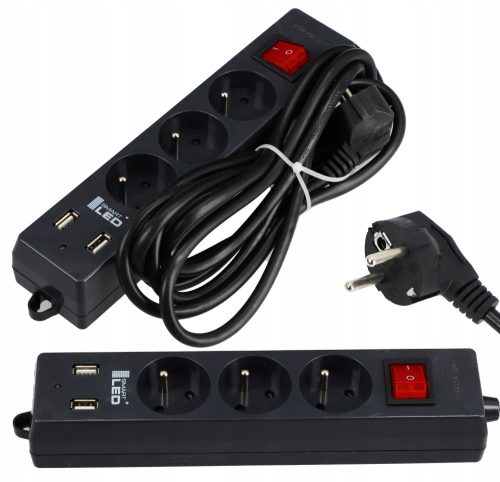 Smartled Strip-Verlängerungskabel, schwarz, 3 m