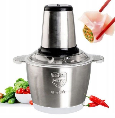  ELEKTRISCHE GEWÜRZEMÜHLE FLEISCHMIXER 2L 850 W silber/grau