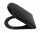 Estiva Fast New Black Toilettensitz, schwarzes Polypropylen
