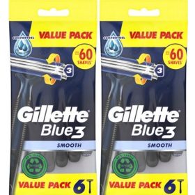  Gillette GILETTE BLUE3 SMOOTH Einwegrasierer, 12 Stk.