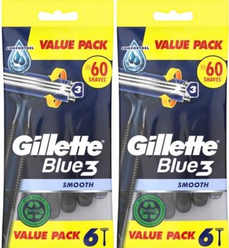  Gillette GILETTE BLUE3 SMOOTH Einwegrasierer, 12 Stk.