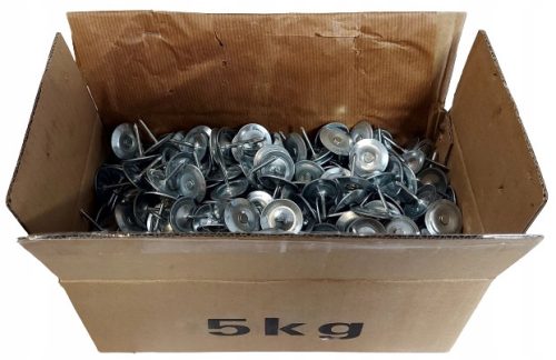 Dachpappennägel mit Unterlegscheibe 3x30, verzinkt, 5 kg