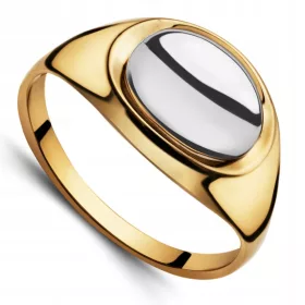  WUNDERSCHÖNER GOLD-SIGNALRING GLAMOUR PR.333 Größe 10-23