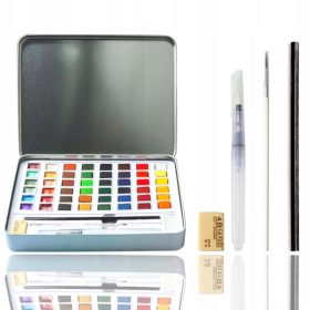  H & B Aquarellfarben 48 Stück x 2 ml