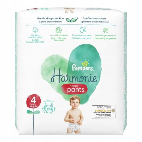  Pampers Harmonie Windeln Größe 4 24 Stk.