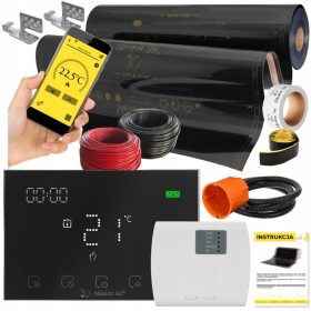    Mission Air SET Folienheizmatte INFRAROT 100cm I 4m² 160W/m² PTC