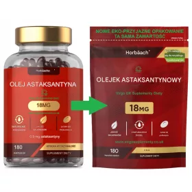   Astaxanthin Öl 18mg - 180 Weichgelkapseln von Horbaach: Starker Natürlicher Antioxidant