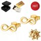 DAMEN-OHRRINGE INFINITY AUS GOLD 585 ALS GESCHENK FÜR DIE FRAU IHRER MUTTER