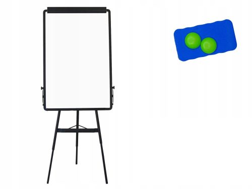 FLIPCHART-Ständer, Tafel 60x90 + Schwamm, Magnete