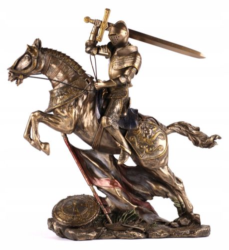 Dekorative Figuren und Skulpturen für zu Hause FIGUR RITTER AUF EINEM PFERD, SCHÖNE Skulptur, GESCHENK
