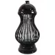  Durchbrochene Kerze 39x20 cm schwarz