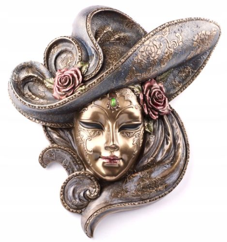 VENEDIG-MASKE-Anhänger ROSENHUT als GESCHENK