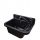 Brado Einzelwaschbecken Small Bowl Black ATUT Schwarzer Wasserhahn, schwarzes Polypropylen