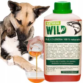    Öle und Fette für Katzen, für Hunde Natürliches Wildöl 1000 g