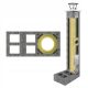 Isoliertes Schornsteinsystem-Set fi 200 8m +4W