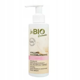    BeBIO Hyaluro bioRejuvenation Natürliches feuchtigkeitsspendendes und beruhigendes Gesichtswaschgel 150 ml