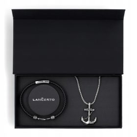  Lancerto Anker-Armband- und Halsketten-Set