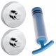  Adapter ZUM Einbau OHNE Bohren Vacuum-Loc x2 Stk