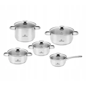  Gerlach First Topfset, Edelstahl, 10-tlg.