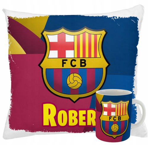  TASSE + KISSEN-Set für einen FC BARCELONA-Fan