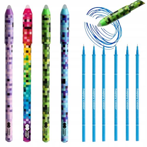  Set mit 4 radierbaren PIXEL-Stiften + 6 Ersatzminen