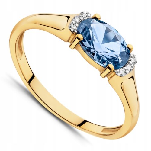  GOLD-VERLOBUNGSRING TOPAS 333 8K R.10-23