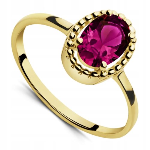  GOLD-VERLOBUNGSRING RUBIN 8K 333 R.10-25
