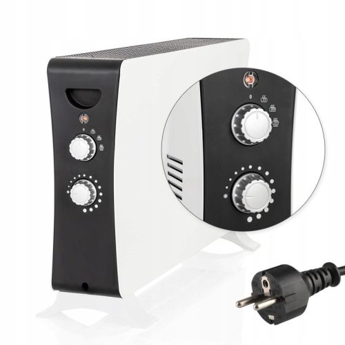 Warmtec 2000 W weißer Konvektorheizer