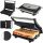  Kontakt, klappbarer, traditioneller Elektrogrill Bass BH 10394 silber/grau 1000 W