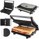  Kontakt, klappbarer, traditioneller Elektrogrill Bass BH 10394 silber/grau 1000 W