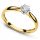  VERLOBUNGSRING AUS GOLD MIT ZIRKONIA 8K R.7-24