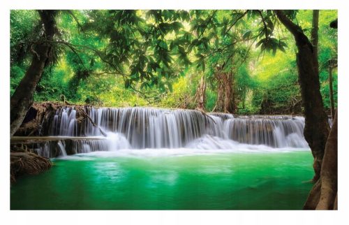 Fototapete WASSERFALL MODERNER 3D-EFFEKT 416x254
