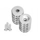 NEODYM-MAGNET MIT SCHRAUBENLOCH 14X3 STARK