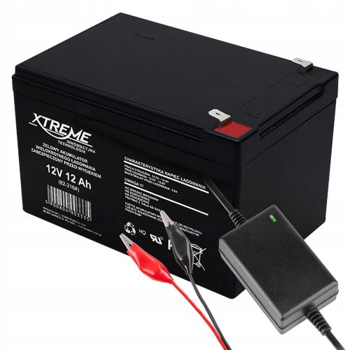  AGM-BATTERIE 12V 12Ah HQ TOYS FAHRRADLADEGERÄT