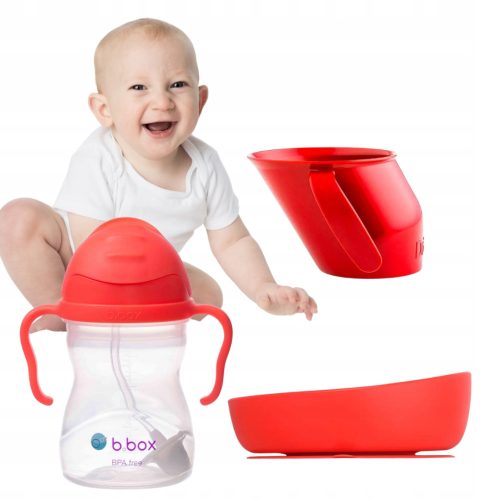  B.BOX Set Doidy Wasserflasche, Tasse, Schüssel für Kinder