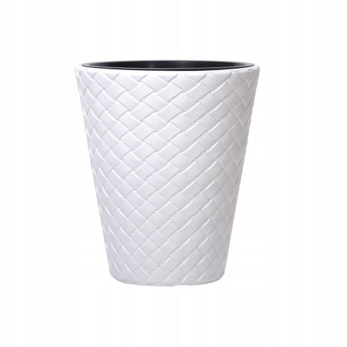 Prosperplast Blumentopf 40 cm x 40 x 48 cm Durchmesser 40 cm Kunststoff weiß