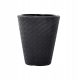  Prosperplast Blumentopf 40 cm x 40 x 48 cm Durchmesser 40 cm Kunststoff in den Farben Grau und Silber