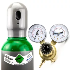 SET – ARGON-GASFLASCHE 8L (VOLL) + REGLER