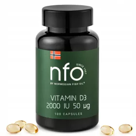   NFO Vitamin D3 2000 – Hochdosierte Vitamin-Kapseln für starke Knochen und Immunsystem