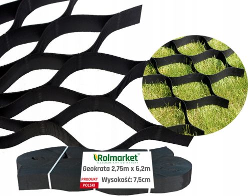Gitter und Flächen Kunststoffnetz 275 x 620 x 7,5 cm
