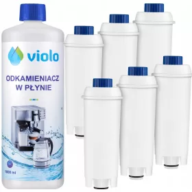  Violo-Filtereinsatz Filter für DELONGHI ECAM x 6 Stk.