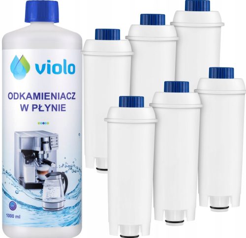 Violo-Filtereinsatz Filter für DELONGHI ECAM x 6 Stk.