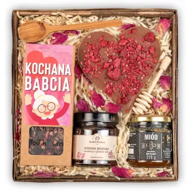  Geschenkkorbset zum GROSSMUTTERTAG, Schokolade