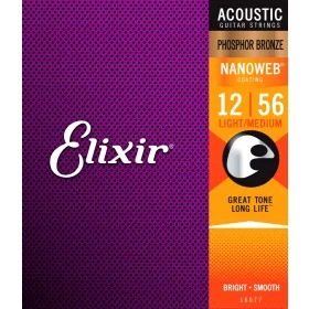 Elixir NanoWeb Phosphor Bronze-Saiten (12-56)