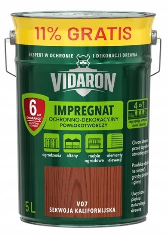 VIDARON Imprägniermittel 4,5L+11% SEKWOJA KALIFORN.