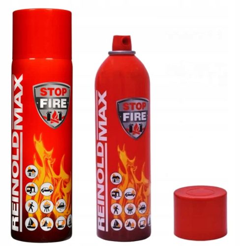  Feuerlöschspray 500 ml (2 Stück) ABEF Küchenfeuerlöscher