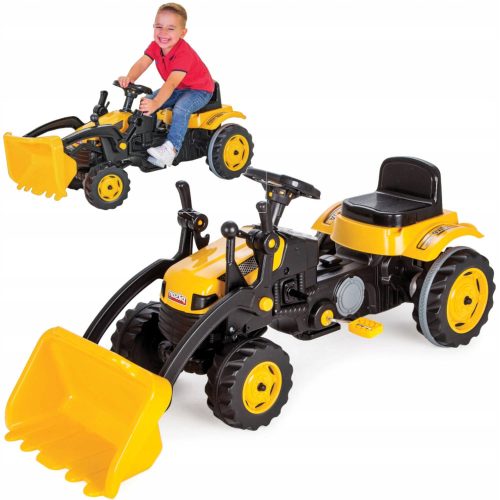  Artyk Kindertraktor Schwarz, Grau, Gelb