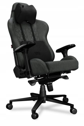  Yumisu 2050 Gaming-Stuhl, schwarzer und grauer Stoff