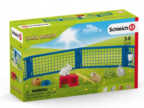  Schleich Gehege für Kaninchen und Meerschweinchen
